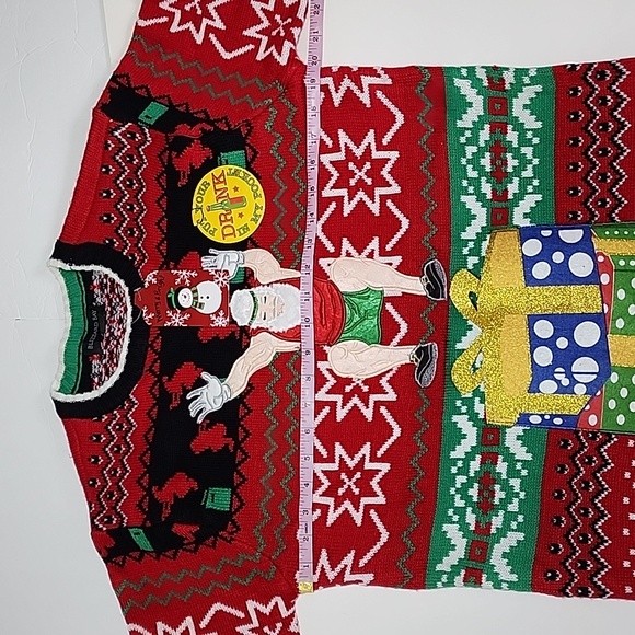 Blizzard Bay Men's Long Sleeve Ugly Christmas Sweater/ M - Picture 7 of 13